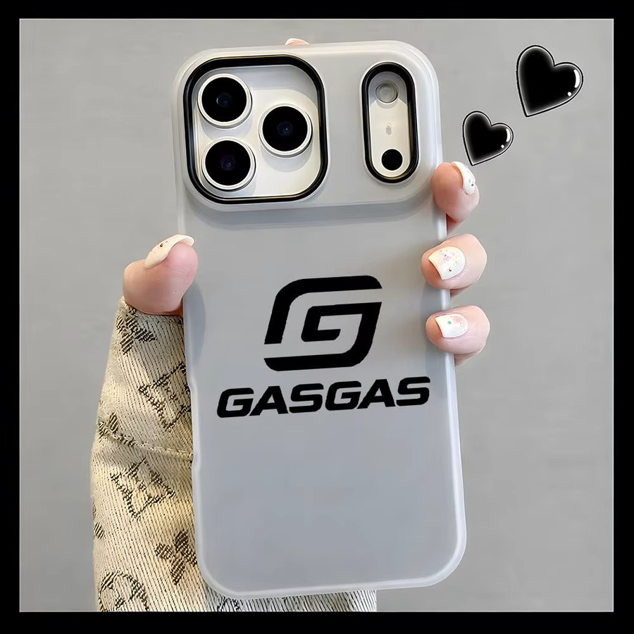 GASGAS Handyhülle für iPhone 12-17 transparente Jelly-Hülle aus weichem TPU stoßfest und anti-vergilbend - Bild 2