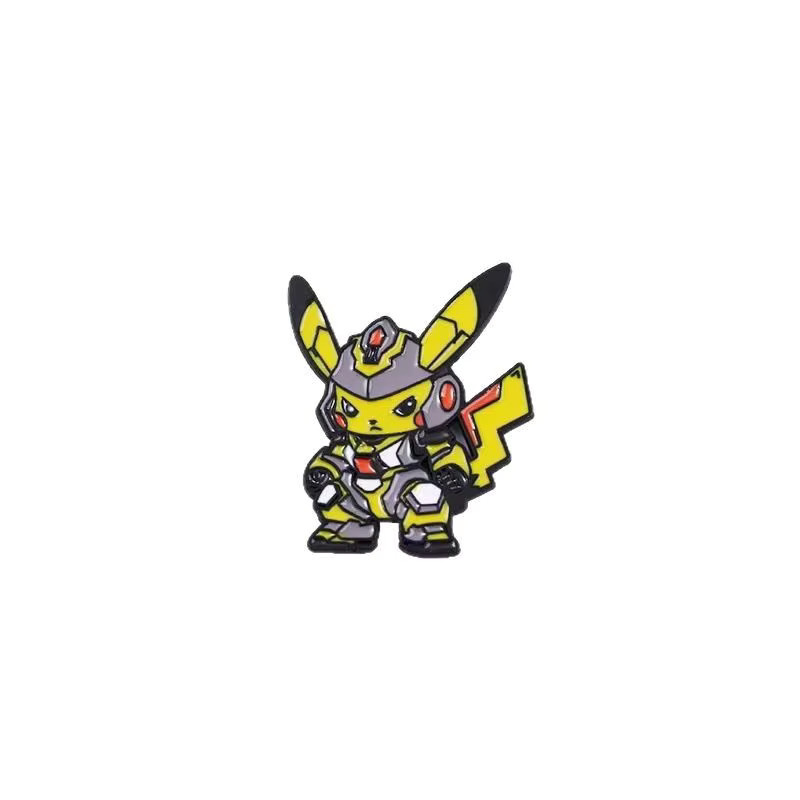 MINISO 6-teiliges Set Anime Pokemon Emaille Pins, Unisex - Bild 2