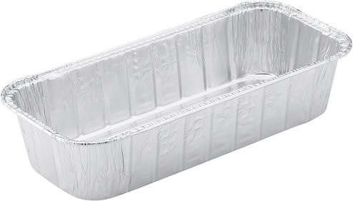 WEBER Aluminium Tropfschale für Gas- und Holzkohlegrills, silberfarben, B/H/T: 29 x 6,5 x 12 cm - Bild 1