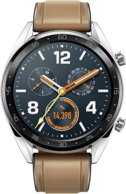 Huawei Smartwatch, saddle brown, Leder, 46,5 mm, Unisex - Bild 1