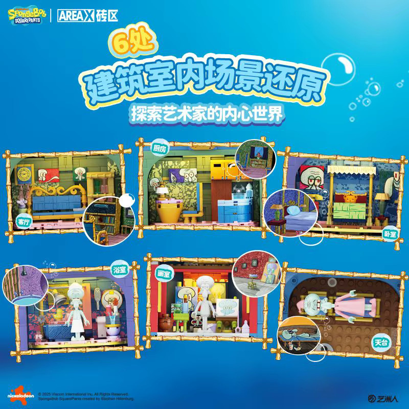 AREA-X SpongeBob Schwammkopf Steinfigur Ananas-Haus, Desktop-Dekoration - Bild 2