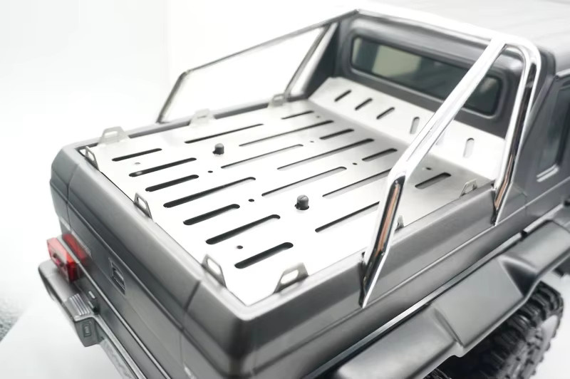 Traxxas Edelstahl-Eimerplatte hinten mit Haken, Zubehör - Bild 2