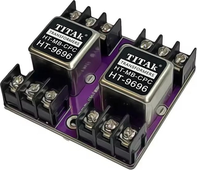 TITAK HT-9696 Permalloy-Audiosignaltransformator Audio-Isolator 600:600 für symmetrische und unsymmetrische Konvertierung von symmetrisch auf RCA (20 Hz–20 kHz) - Bild 1