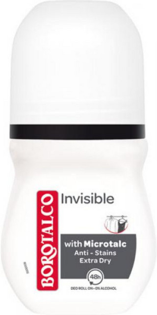 Borotalco Invisible Deo Roll-on, 50 ml, Unisex - Bild 1