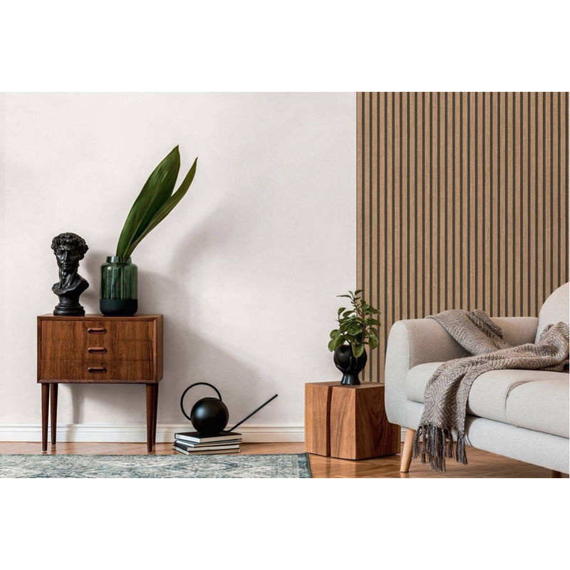 A.S. Création Vliestapete Holzoptik in Beige, Braun und Schwarz, B/L: 53 x 1005 cm - Bild 4