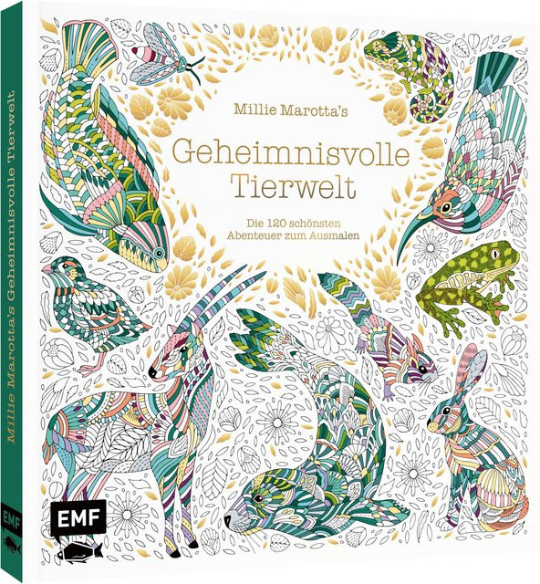 Edition Michael Fischer EMF Geheimnisvolle Tierwelt 120 Abenteuer zum Ausmalen - Bild 1