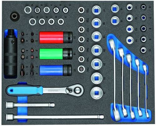 Gedore TS CT2-D30 2957493 Werkzeugset in Blau, Schwarz und Multicolour - Bild 1