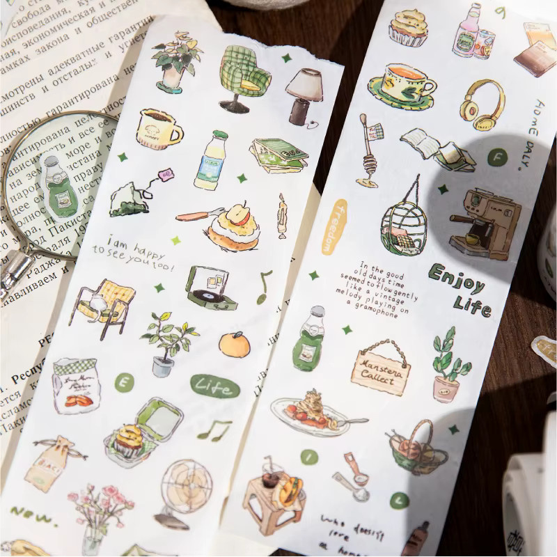 Journal GO Washi Tape Mini Light Life Multicolor B: 6 cm, L: 200 cm - Bild 4