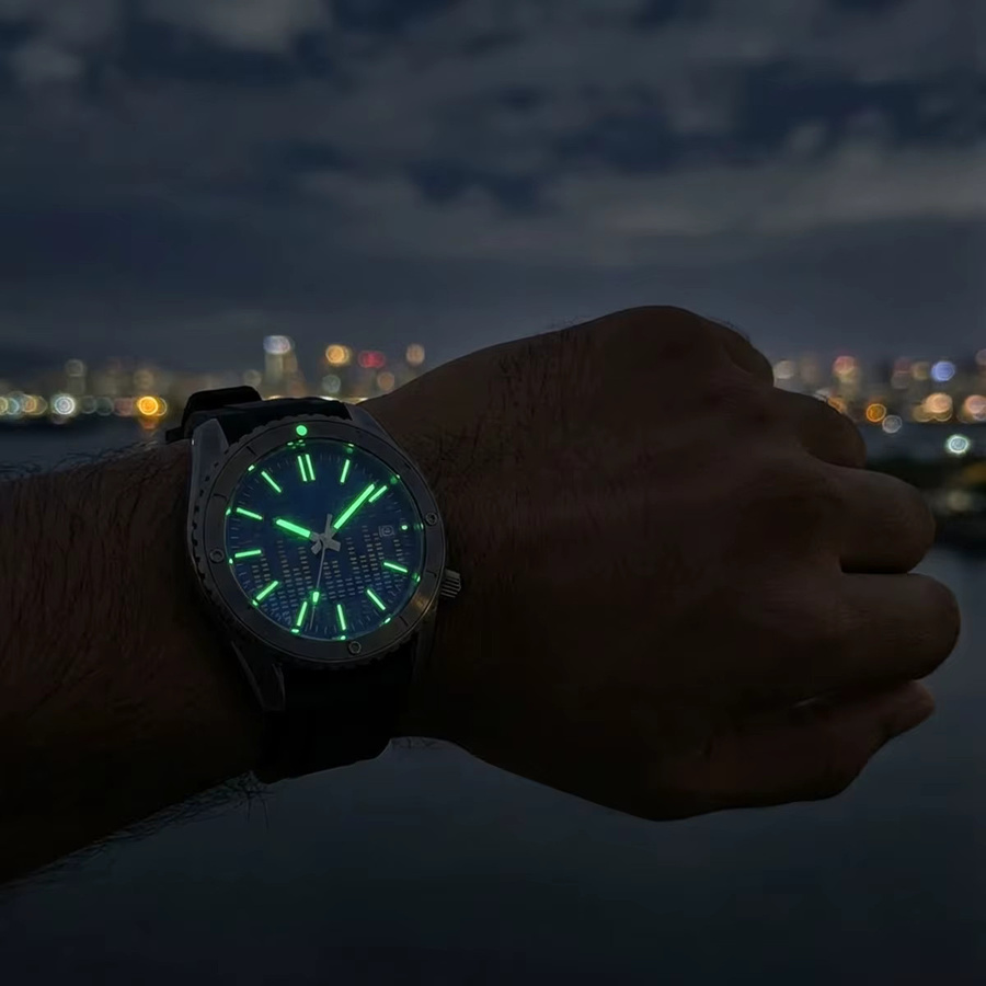 FancyWrist Zifferblatt Music Edition, 31mm, Grau, Edelstahl, Nacht leuchtend - Bild 4