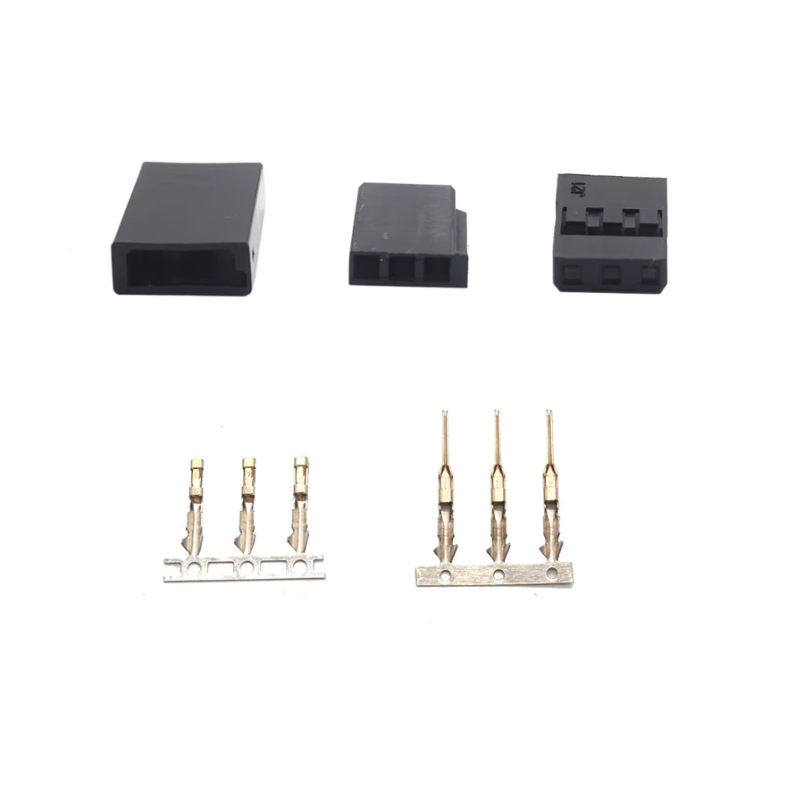30 Sets RC Servo Stecker Set mit Crimp Pins Männlich und Weiblich kompatibel mit Futaba JR Hitec Spektrum - Bild 2