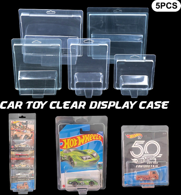 Hot Wheels Schutzhülle, 5-teiliges Set, Fahrzeuge, Zubehör - Bild 1