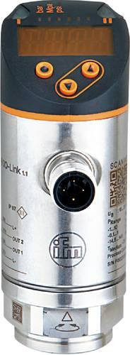 ifm Electronic Drucksensor PN7072 in Silber, Messbereich 0 MPa bis 10 MPa, M12 Anschluss, 1 Öffner und 1 Schließer - Bild 1