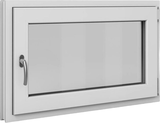 Roro Fenster Basic Kunststoff-Profil Weiß, Dreifachverglasung, Dreh-Kipp-Funktion, Breite: 100 cm, Höhe: 70 cm, DIN R - Bild 1