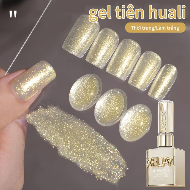 XEIJAYI Nagellack, Gold, Glänzend, 15 ml - Bild 1