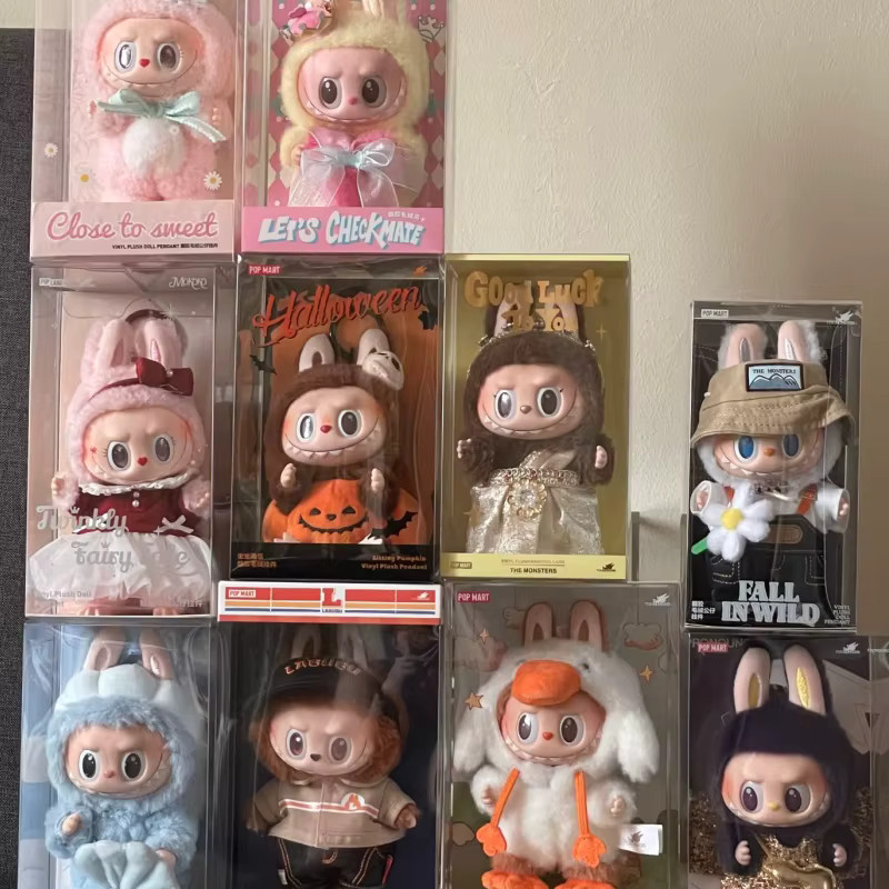 POPMART The Monster Labubu Mokoko Angel Crying Again Blind Box Puppe, 38 cm - Bild 1