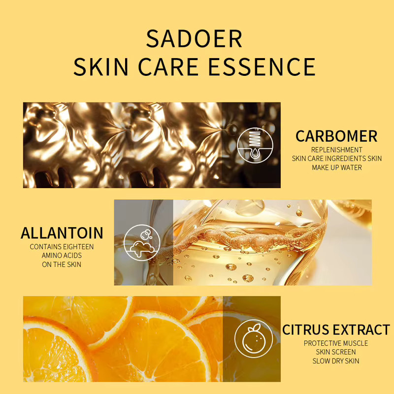 SADOER Vitamin C Gesichtsmaske, 30 Stück, Unisex - Bild 2