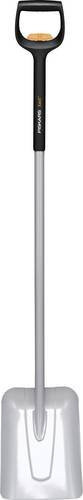 Fiskars Xact Teleskop-Schaufel aus Borstahl in Silber, Schwarz und Orange mit ergonomischem Schaftwinkel - Bild 1