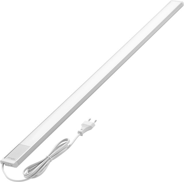Oktaplex LED Unterbauleuchte für die Küche aus Aluminium in Silber und Weiß, Warmweiß, 90 cm - Bild 1