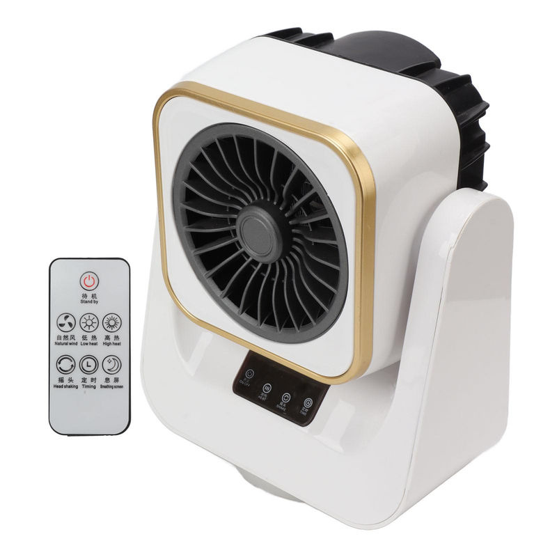 Tragbare elektrische Mini-Heizung Igeteck in Weiß mit Fernbedienung und Thermostat - Bild 8