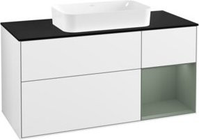 V&B Waschtischunterschrank Finion in Weiß lackiert, Breite: 120 cm, Tiefe: 50,1 cm, Höhe: 50,1 cm - Bild 1