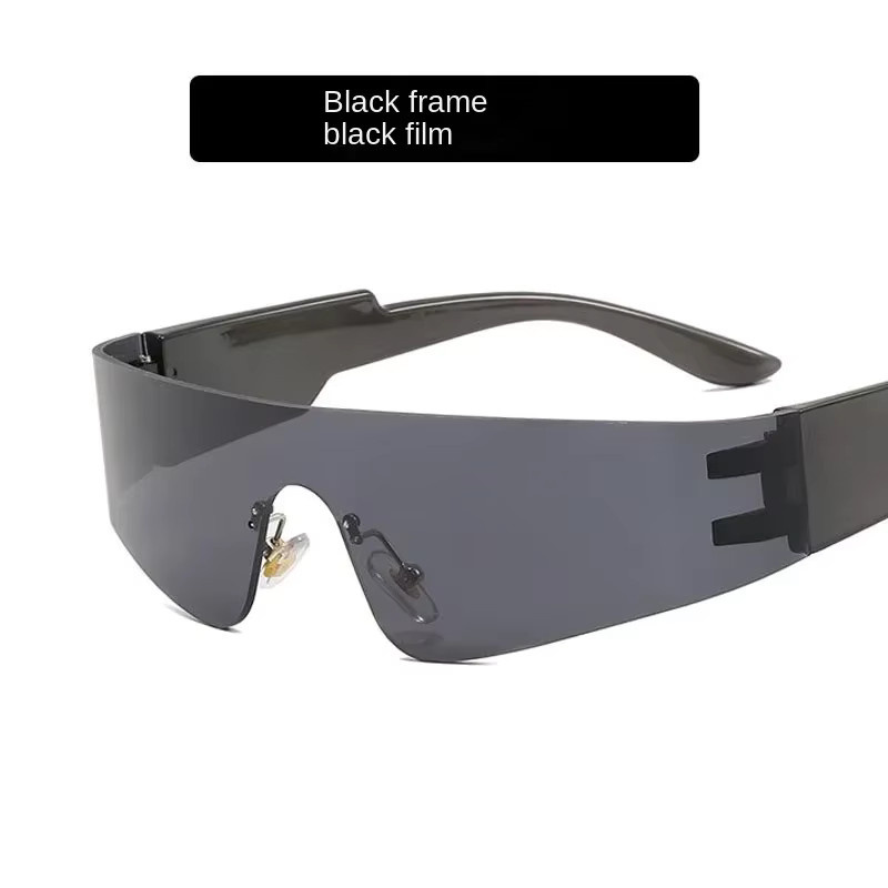 RUISIMO Sonnenbrille, randlos, wrap, Unisex, Kunststoff - Bild 3