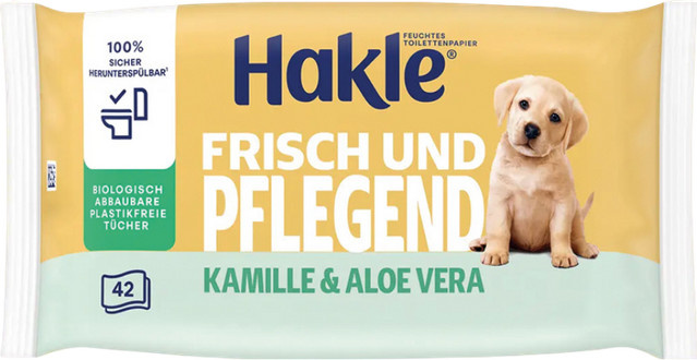 Hakle Feuchte Toilettentücher Kamille & Aloe Vera, Nachfüllung - Bild 1