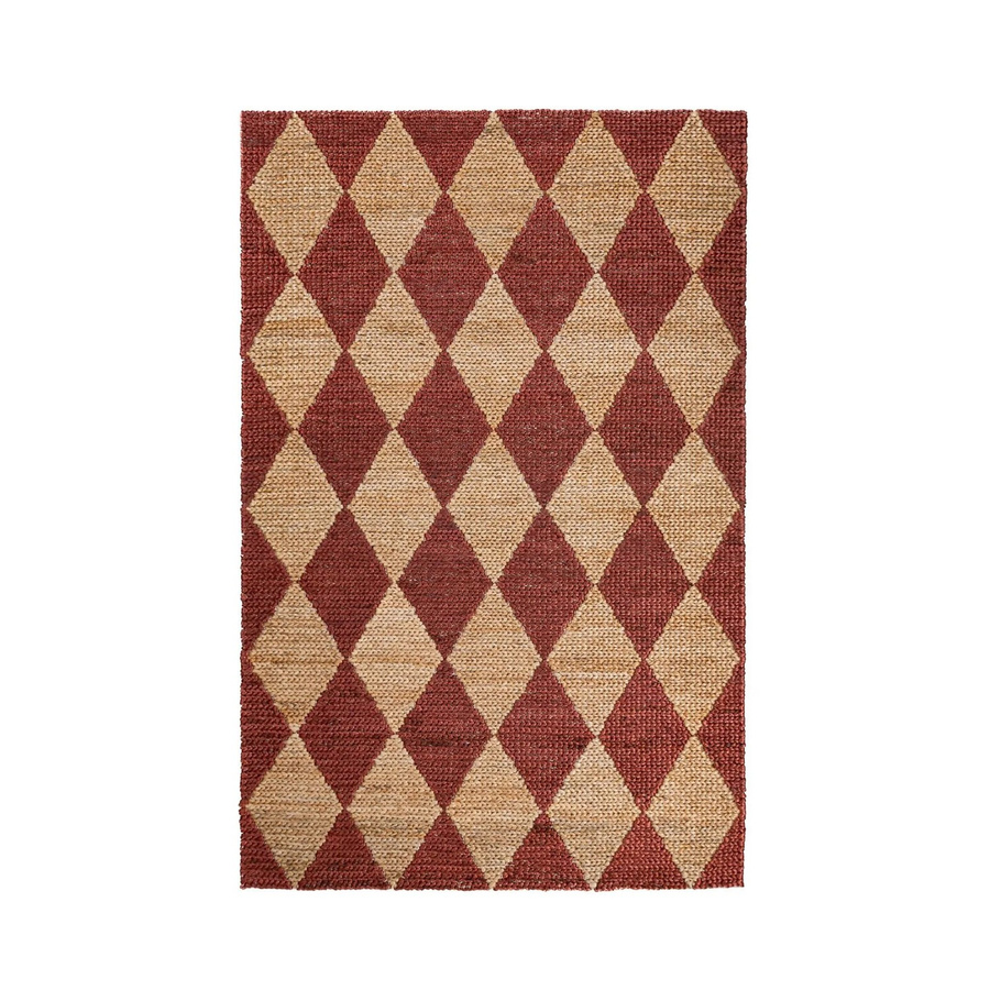 Flair Rugs Kurzflorteppich Effie in Terracotta und Orange aus Jute, B/T: 120 x 170 cm - Bild 2