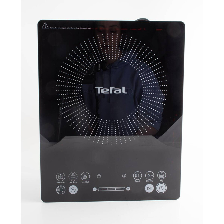 Tefal Induktions-Kochplatte IH2108 in Schwarz mit Digitalanzeige und Timer - Bild 1