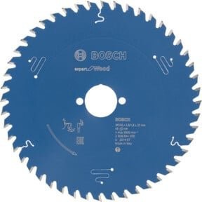 Bosch Kreissägeblatt Expert for Wood Carbide Tipped Blau Durchmesser: 200 mm, Bohrung: 32 mm, Dicke: 2,8 mm, 48 Zähne - Bild 1