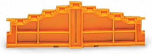 WAGO Abschlussplatte Orange 25 Stück - Bild 1
