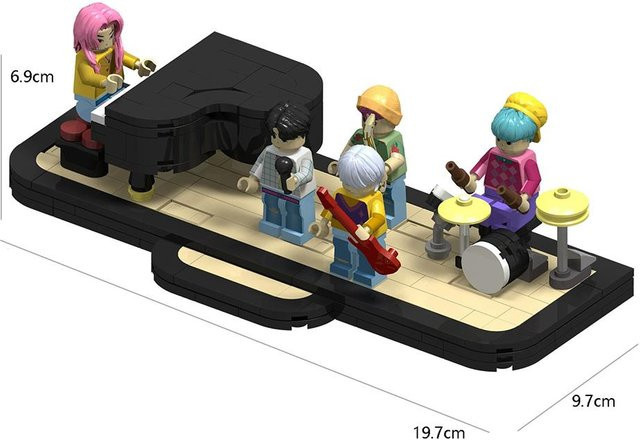 Fashnics Domon Huntens Cartoon-Puppen Bausteine, Actionfigur, Montagespielzeug - Bild 1