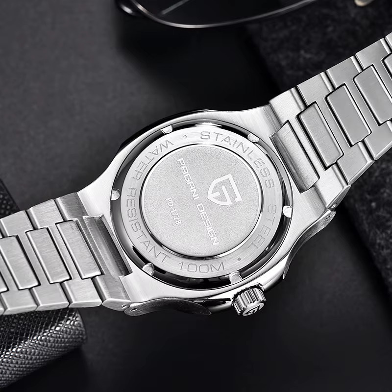 PAGANI DESIGN Armbanduhr, Automatik, Edelstahl, Saphirglas, Herren - Bild 2