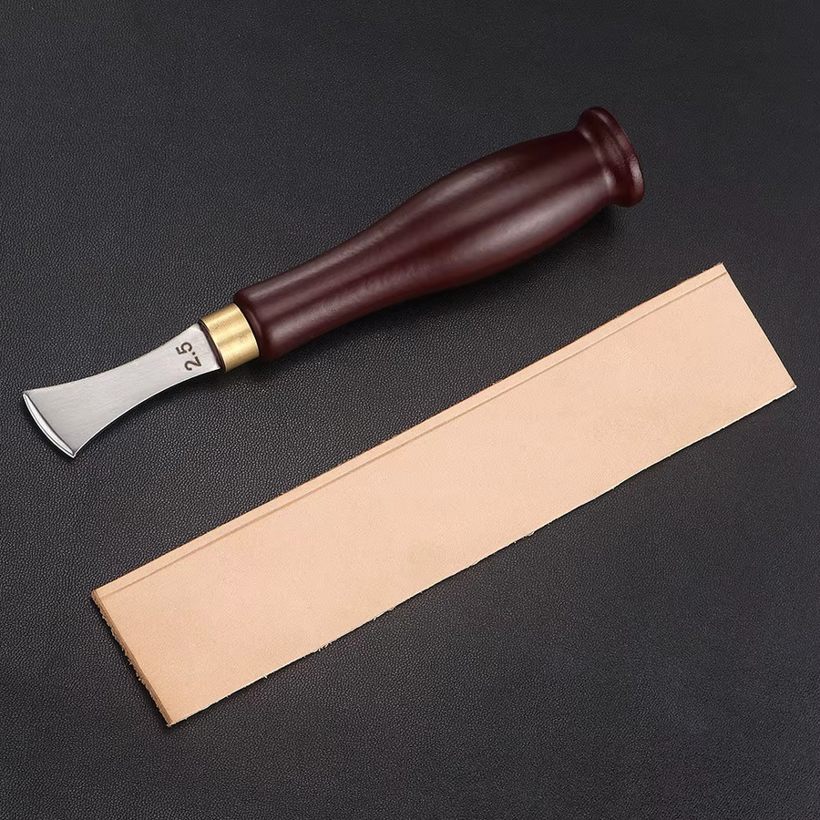 Edelstahl Leder-Kantenlinierer und Kantenfaltwerkzeug für dein DIY Lederhandwerk - Bild 4