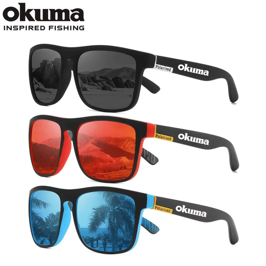 Okuma Sonnenbrille, Unisex, Vollrand, Schwarz, Kunststoff, polarisiert - Bild 2