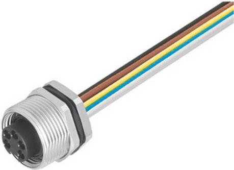 Weidmüller Sensor-/Aktor-Einbausteckverbinder 7/8 Buchse Einbau, 5 Polzahl, Silber - Bild 1