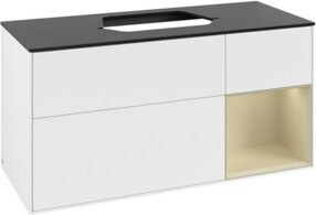 V&B Waschtischunterschrank Finion in Weiß lackiert, Breite: 120 cm, Tiefe: 50,1 cm, Höhe: 50,1 cm - Bild 1