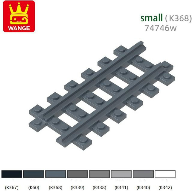 Yiran Toy Stadtbahn Schienen Bausteine Gerade Gebogene Schienen - Bild 1