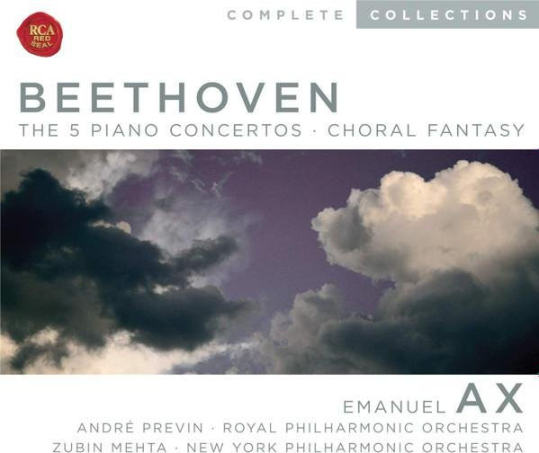 Die 5 Klavierkonzerte • Chorfantasie von Ludwig van Beethoven, Emanuel Ax, CD - Bild 1