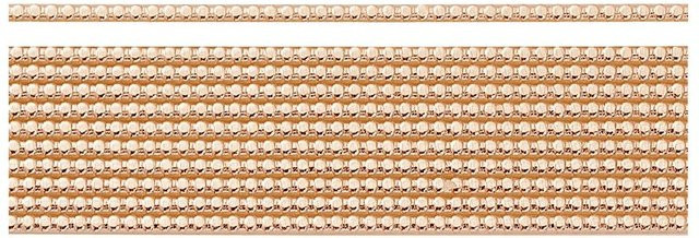 KNORR prandell Verzierwachs Perlstreifen in Roségold und Pink, 0,2 kg - Bild 1