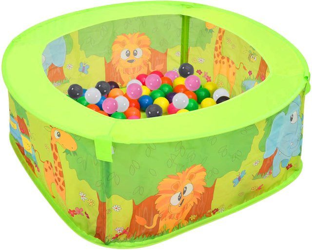 Vidaxl Bällebad für Kinder mit 300 Bällen bunt/mehrfarbig - Bild 1