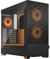 Fractal Pop Air RGB Tower-Gehäuse in Orange/Black mit TG Clear Tint und USB-C Anschluss - Bild 1