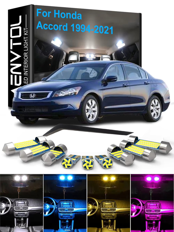 AENVTOL LED Innenbeleuchtung für Honda Accord (Baujahre 1994-2021) mit Canbus-System - Bild 4