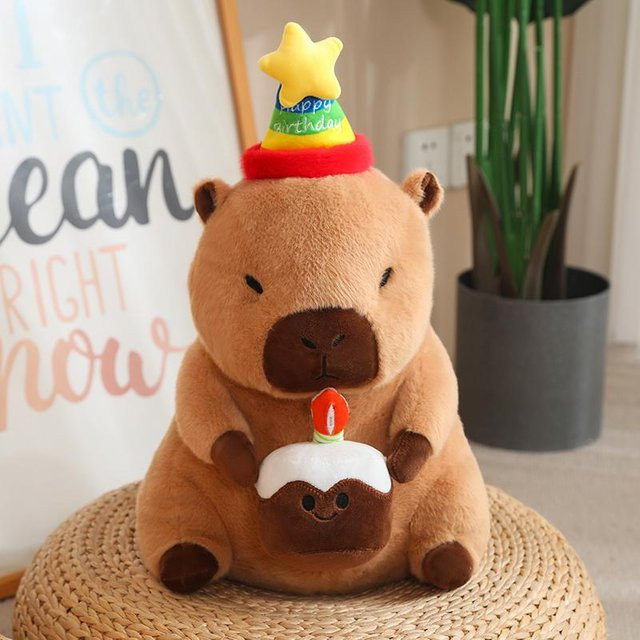 BC Pet Supplies Capybara-Puppe, Plüschtier, 40cm, ab 3 Jahre - Bild 1