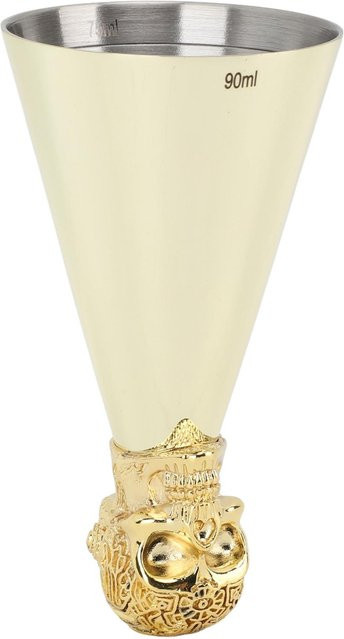 TOMTOP JMS Jigger im japanischen Stil aus Edelstahl mit Skala in Beige und Gold - Bild 1