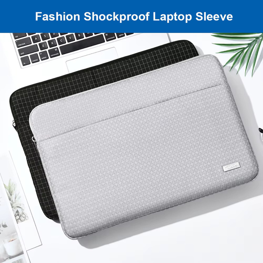 Cingrow Laptop-Hülle für MacBook Pro 14 Zoll (40,6 cm), stoßfeste Computer-Schutztasche für Dell, Lenovo, HP und Acer, erhältlich in Schwarz und Weiß - Bild 4