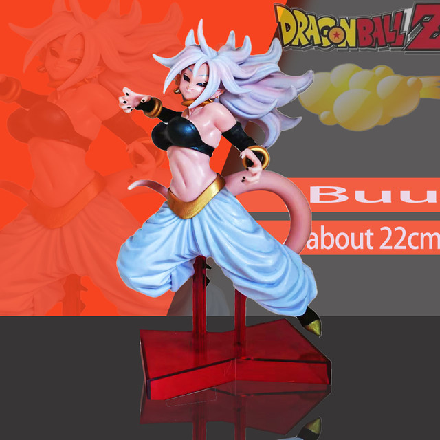 Bandai Dragon Ball Anime Figur Android 21 Filmversion Modell für die Desktop Dekoration, Höhe: 22 cm - Bild 1