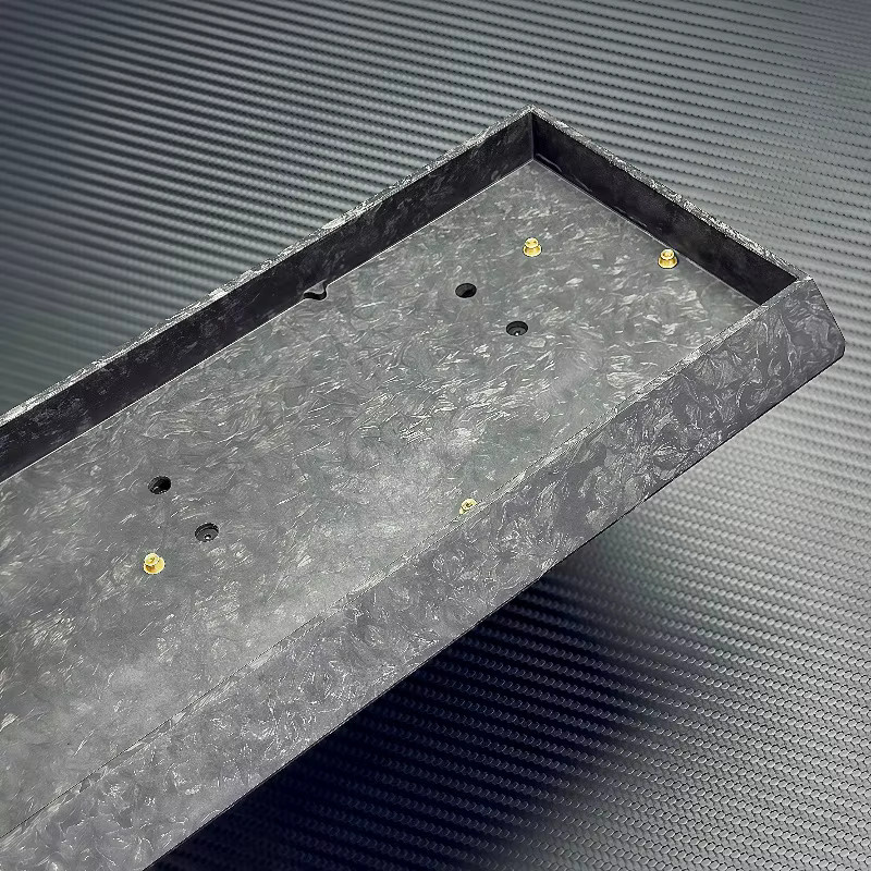 MiFuny Carbon Faser Tastatur Shell für Wooting61 und GH60, Ergonomisches Gehäuse aus geschmiedetem Carbon für magnetische Achsen - Bild 3