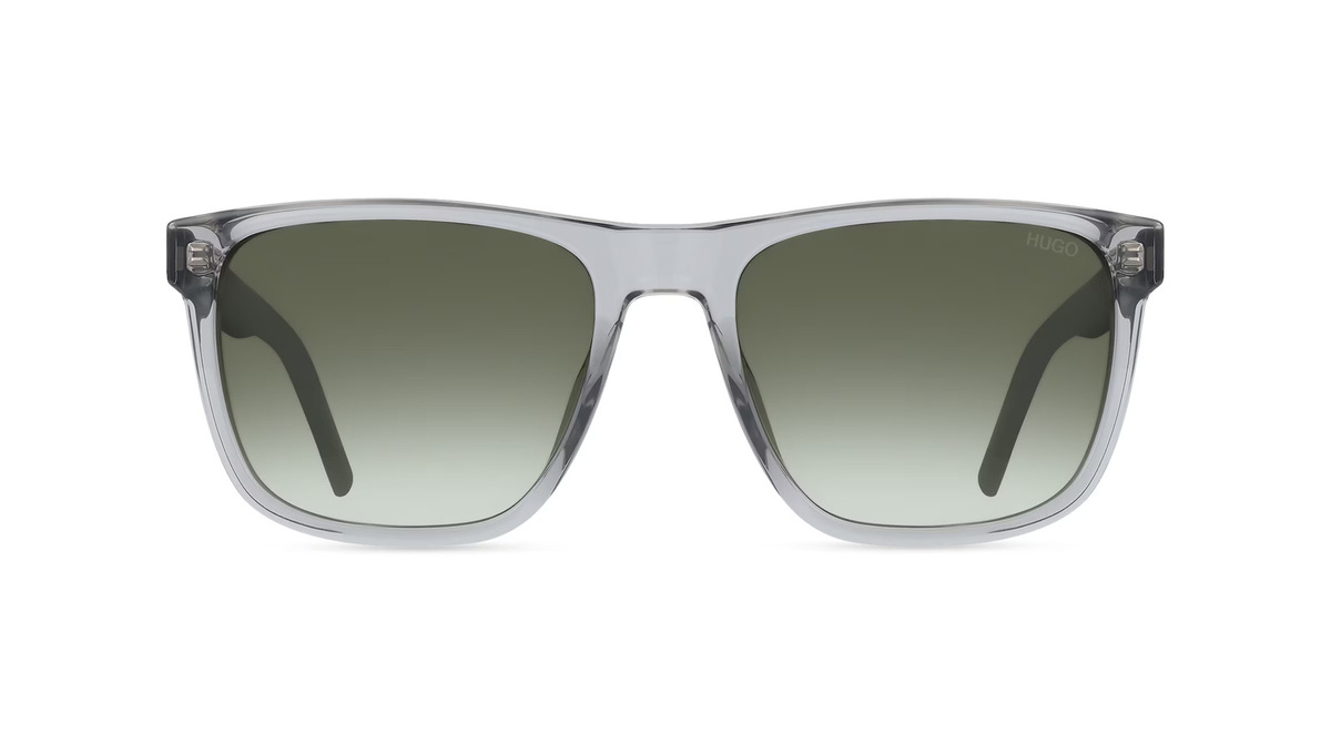 Hugo Boss HG 1391/G/S Sonnenbrille, Vollrand, Eckig, Kunststoff, grau, Herren - Bild 1