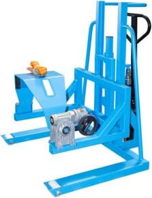 Bauer Südlohn Fassheberoller FHR 600 F aus Stahl in Blau, B/T/H: 112,5 x 120,0 x 133,0 cm - Bild 1