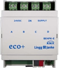 Lingg & Janke Binäreingang 4-fach BE4FK-E in Weiß - Bild 1